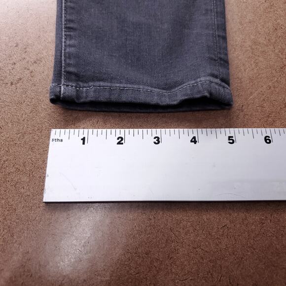 AG Farrah Skinny Ankle Jeans Women 31R Gray High Rise Clean Girl Casual Chic - Picture 8 of 10